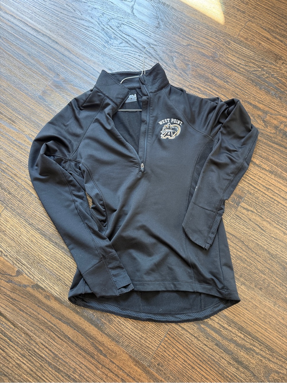 Under Armour Black West Point Quarter-Zip Pullover